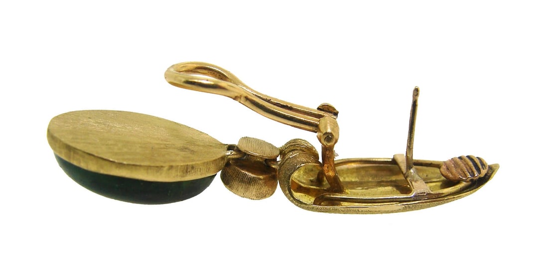 Buccellati Vintage NECKLACE EARRINGS SET 18k Gold Diamond Tourmal Estate Jewelry - 13