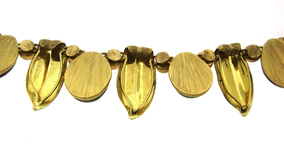 Buccellati Vintage NECKLACE EARRINGS SET 18k Gold Diamond Tourmal Estate Jewelry - 9