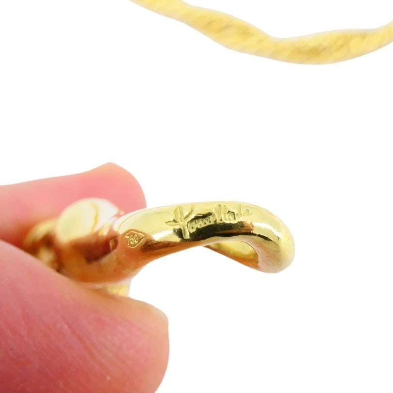 Pomellato Twisted Rope Chain Necklace 18k Gold - 10