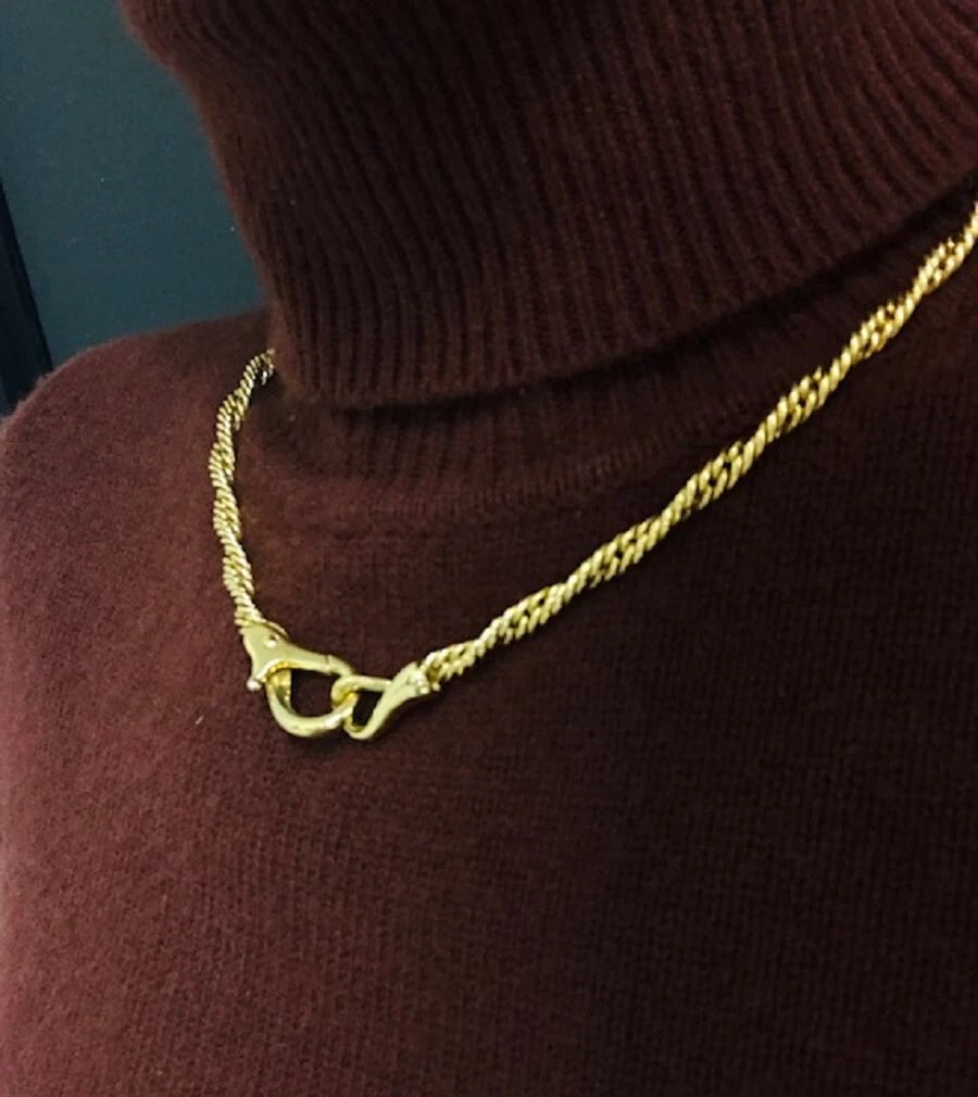 Pomellato Twisted Rope Chain Necklace 18k Gold - 2