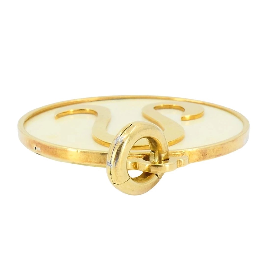 Vintage Bvlgari 18k Gold Bone Astrological Leo Pendant - 6