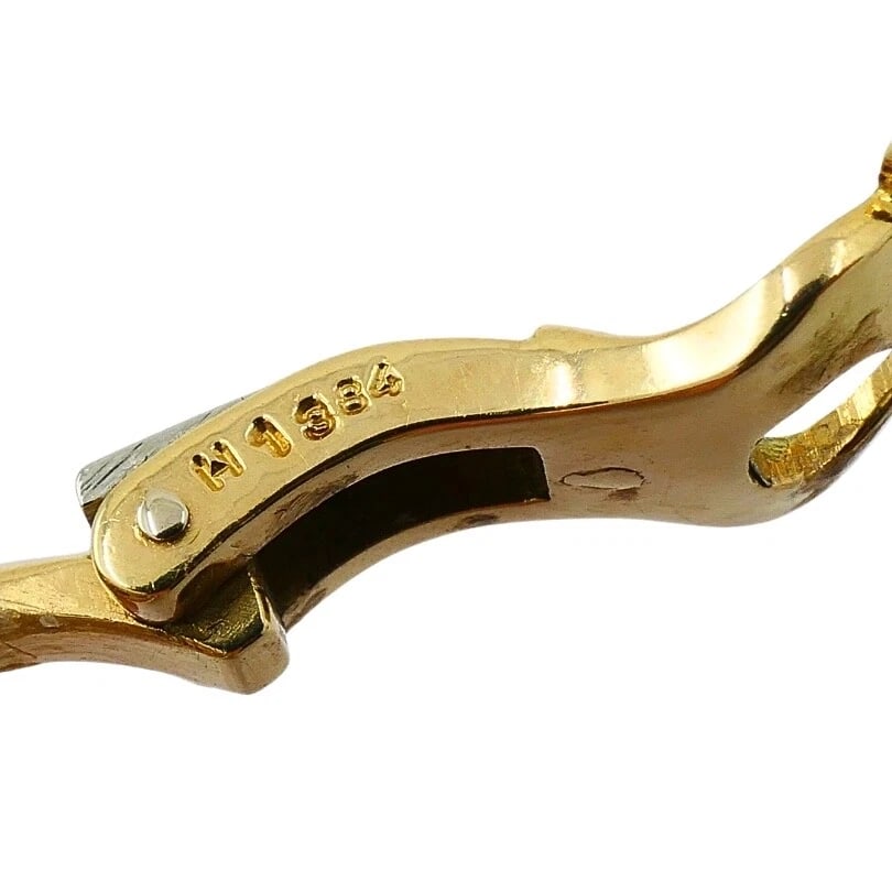 Marina B 18k Gold Topaz Onyx & Diamond Clip-On Earrings - 12