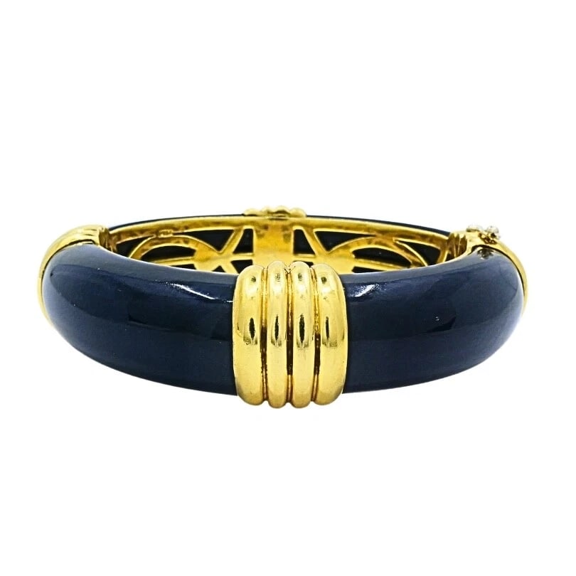 Van Cleef & Arpels 18K Gold Bangle Bracelet - 5