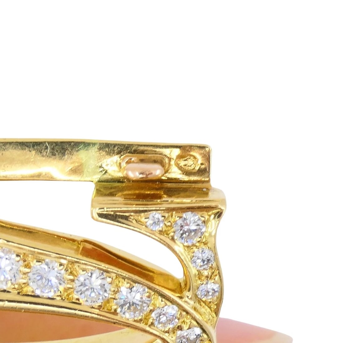 Cartier Penelope Bracelet Double C 18k Gold Diamond Link Bracelet - 10