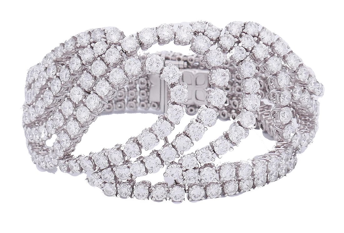 Boucheron BRACELET 18k White Gold Diamond Estate Jewelry: Title: Boucheron BRACELET 18k White Gold Diamond Estate Jewelry Description: Nadine Krakov Collection Fine Jewelry, Arts & Antiques 9454 Wilshire Blvd Suite M20 Beverly Hills, CA 90212 KG AT00 