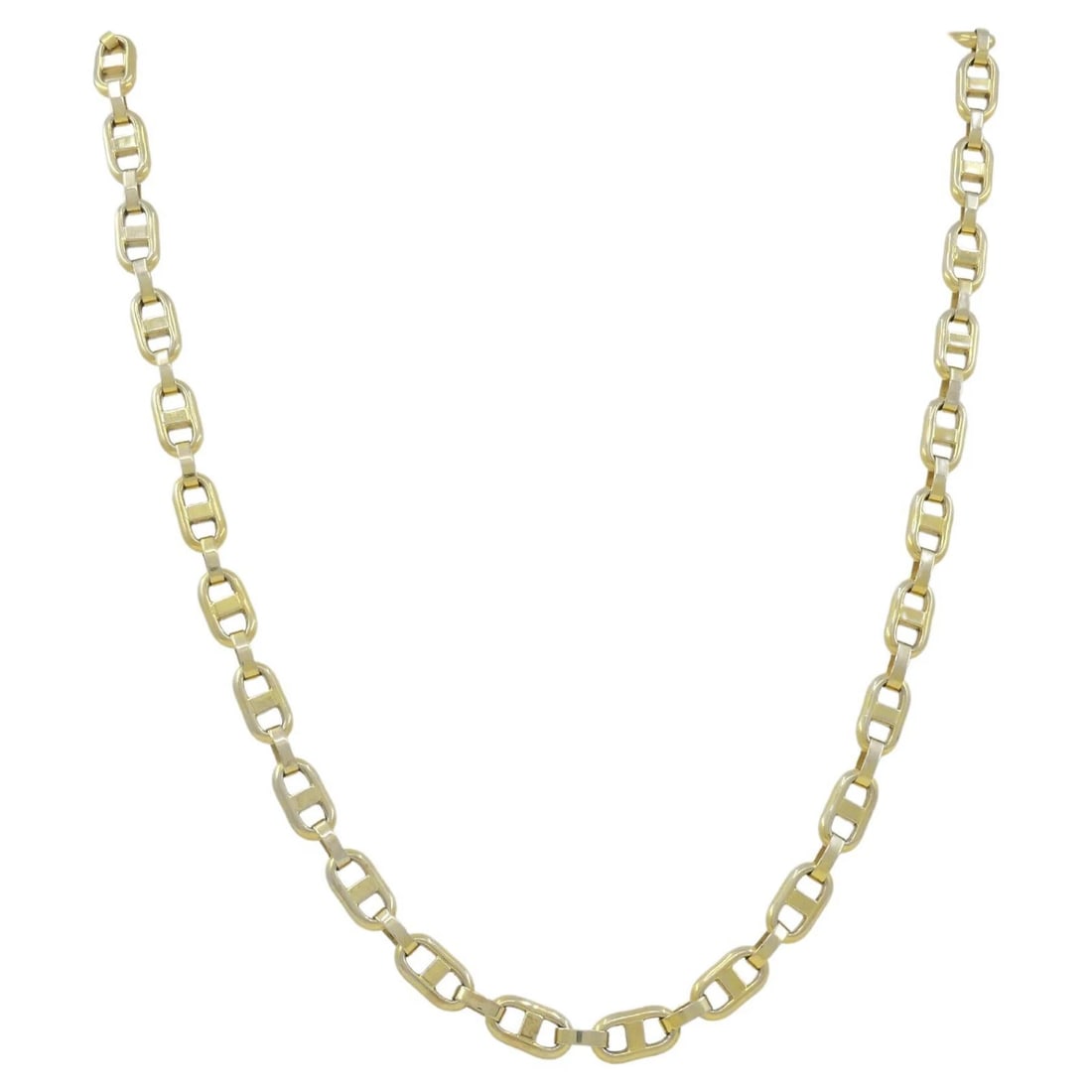 Mariner Chain Necklace 14k Gold Vintage Jewelry: Title: Mariner Chain Necklace 14k Gold Vintage Jewelry Description: Nadine Krakov Collection Fine Jewelry, Arts & Antiques 9454 Wilshire Blvd Beverly Hills, CA 90212 @nadinekrakovcollection NS