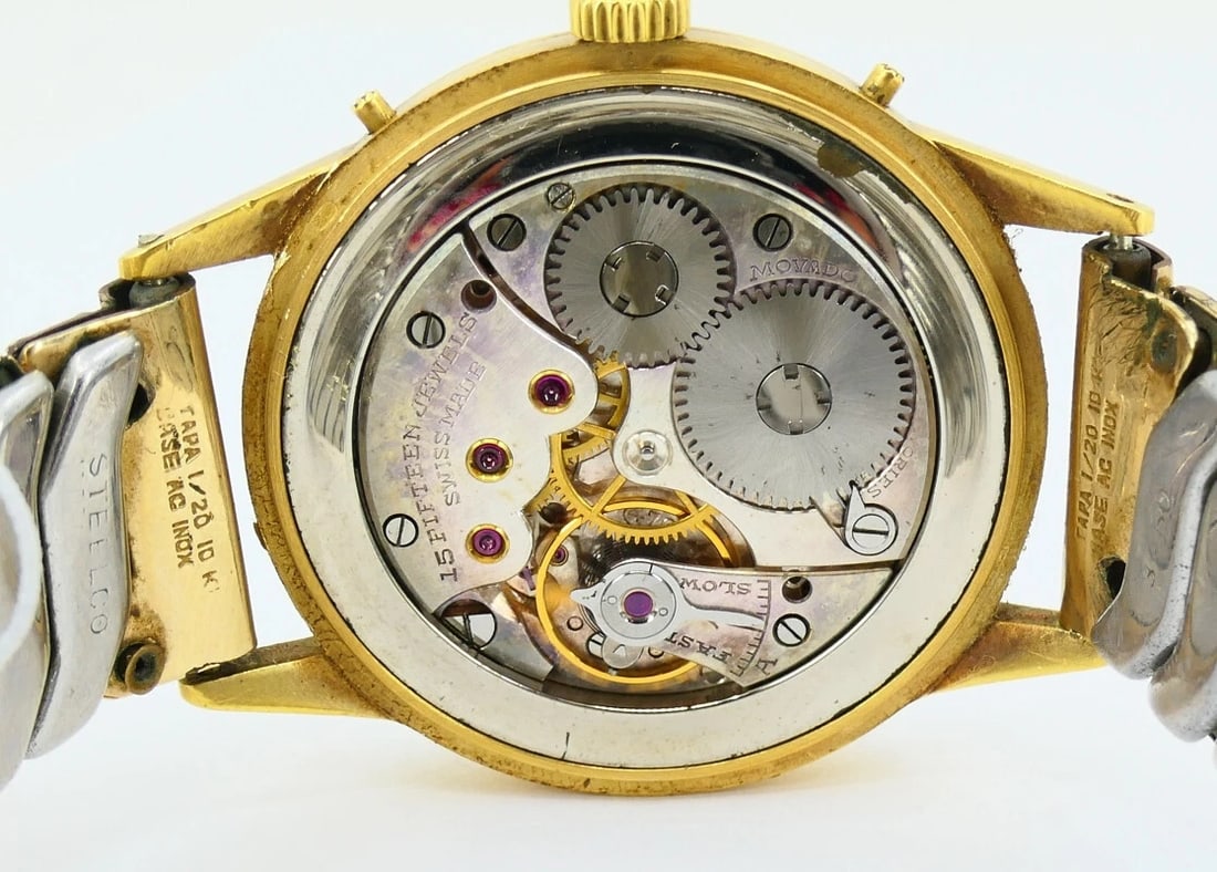 Vintage MOVADO Goldplated Unisex WATCH - 5