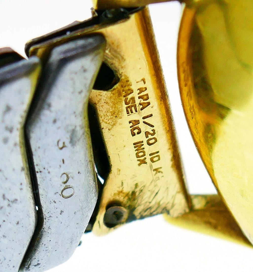 Vintage MOVADO Goldplated Unisex WATCH - 7