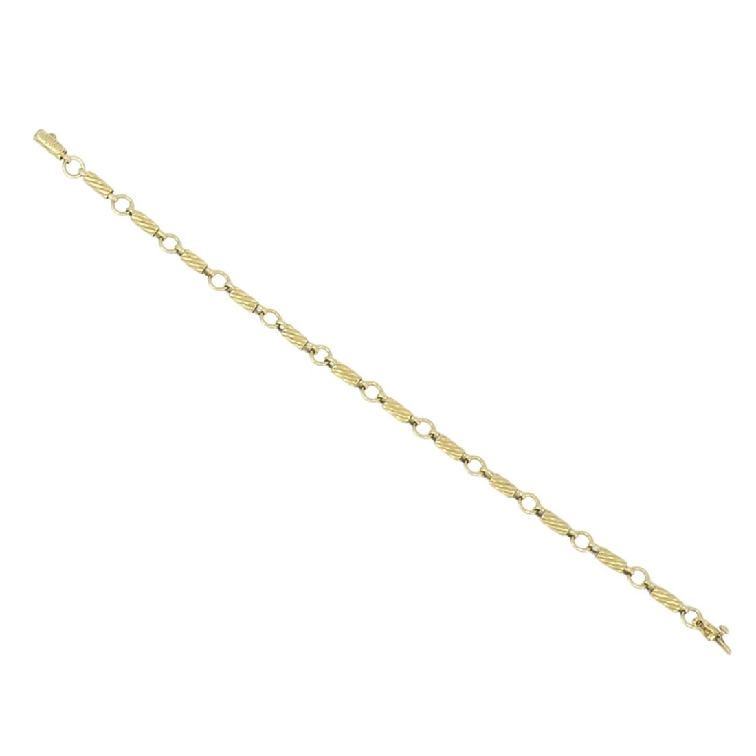 Vintage Cartier 18k Gold Link Bracelet - 3