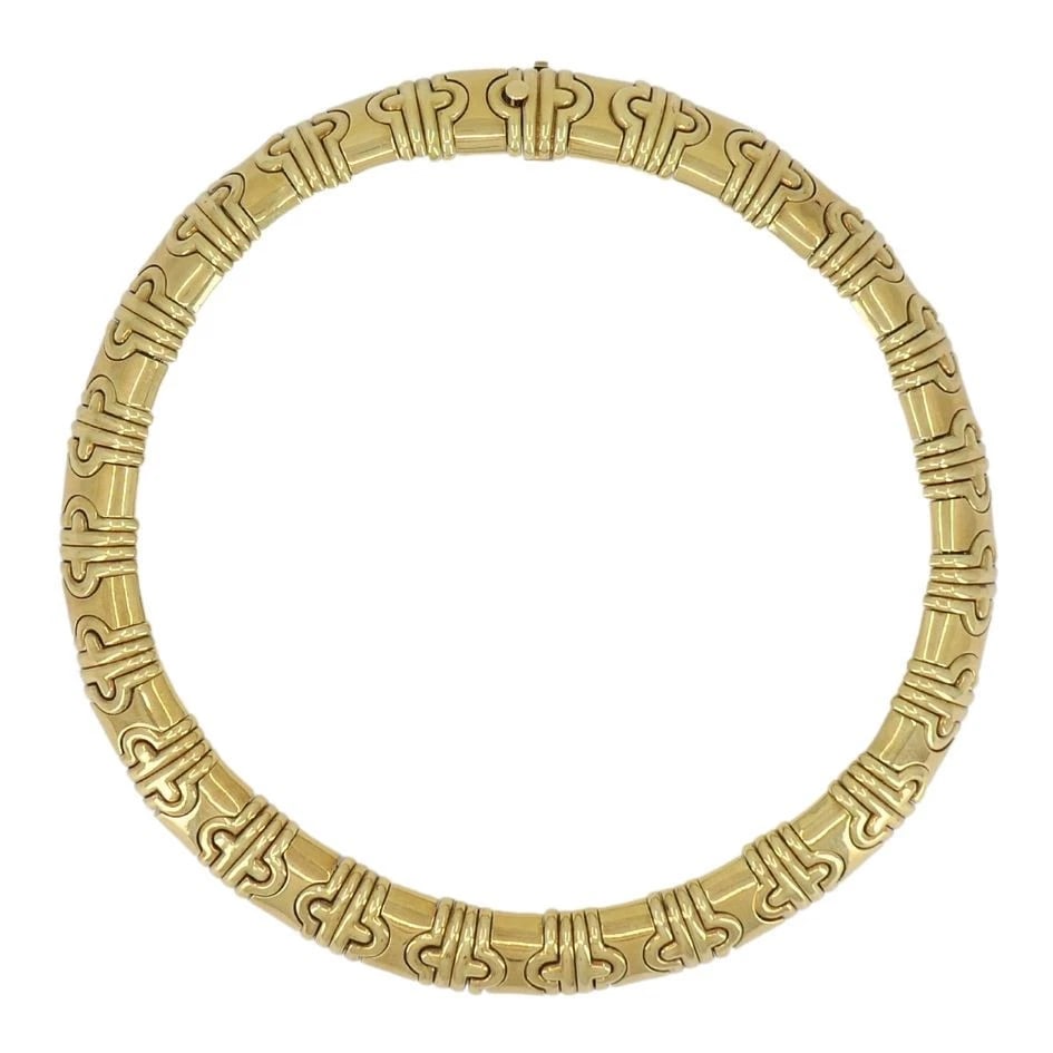 Vintage Bvlgari Bulgari 18k Gold Parentesi Necklace (1 of 10)