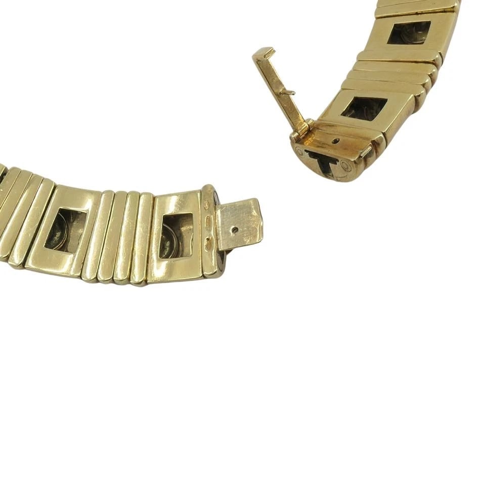 Vintage Bvlgari Bulgari 18k Gold Parentesi Necklace - 6