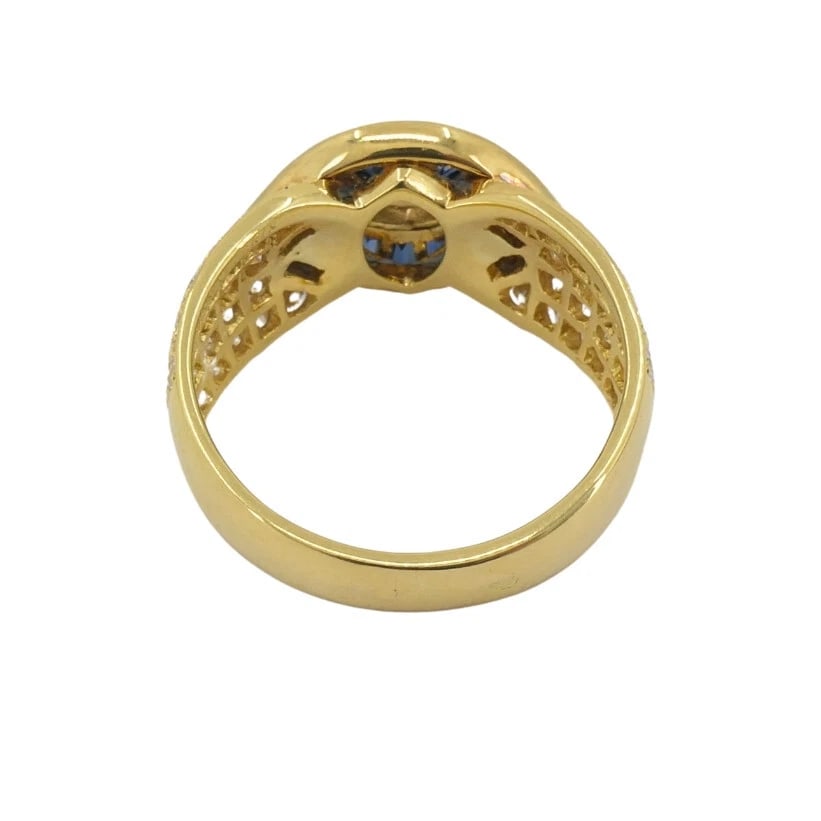 Mauboussin Ring Diamond Sapphire 18k Gold - 5