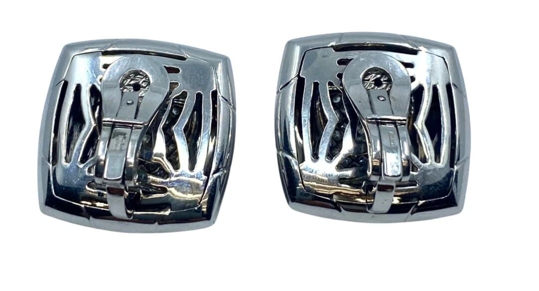 Bvlgari Pyramid White Gold Earrings Diamond - 10