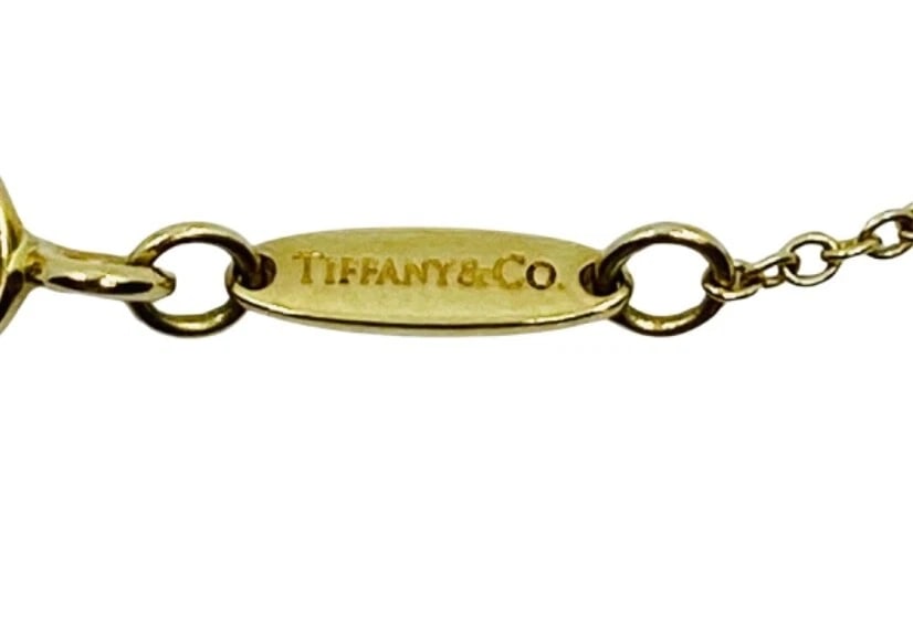 Elsa Peretti for Tiffany & Co. Teardrop Jade Pendant Gold Necklace - 7