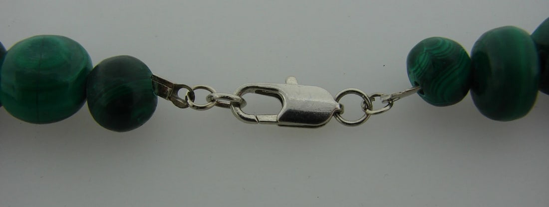 Malachite Bead Sttrand NECKLACE 20.5 Inches - 5