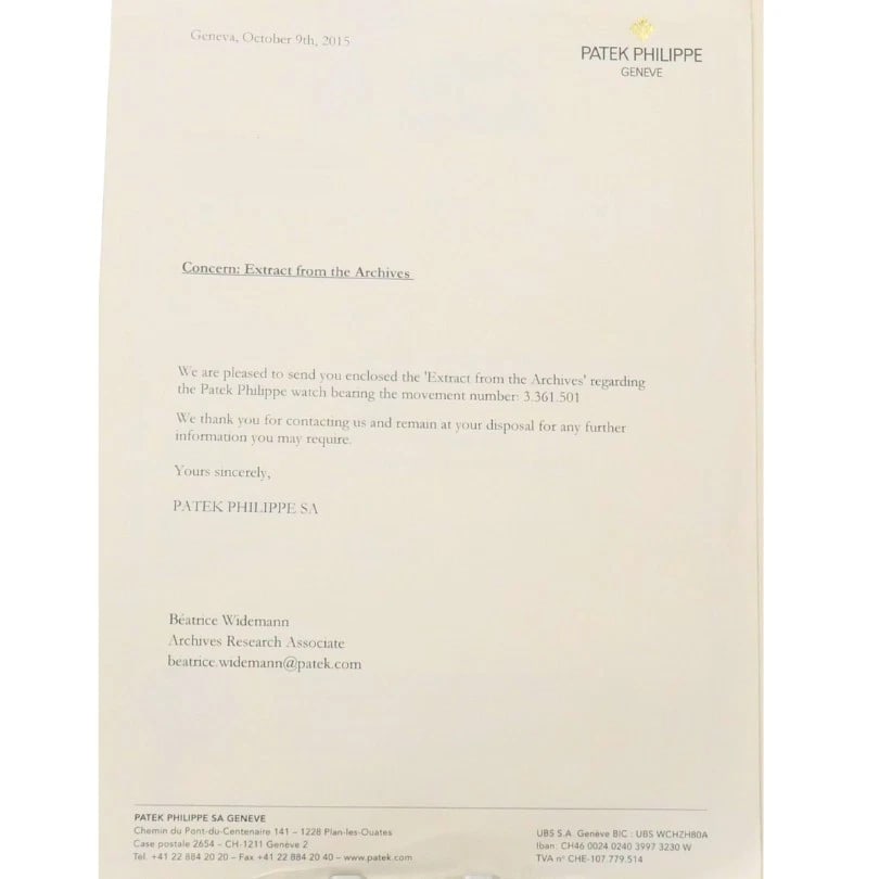 Patek Philippe 5101P 10-Day Tourbillon Platinum WATCH Original Strap - 17
