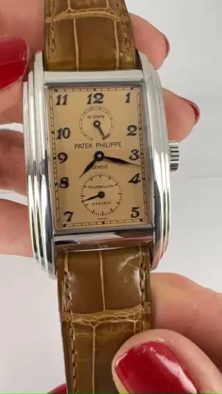 Patek Philippe 5101P 10-Day Tourbillon Platinum WATCH Original Strap - 2