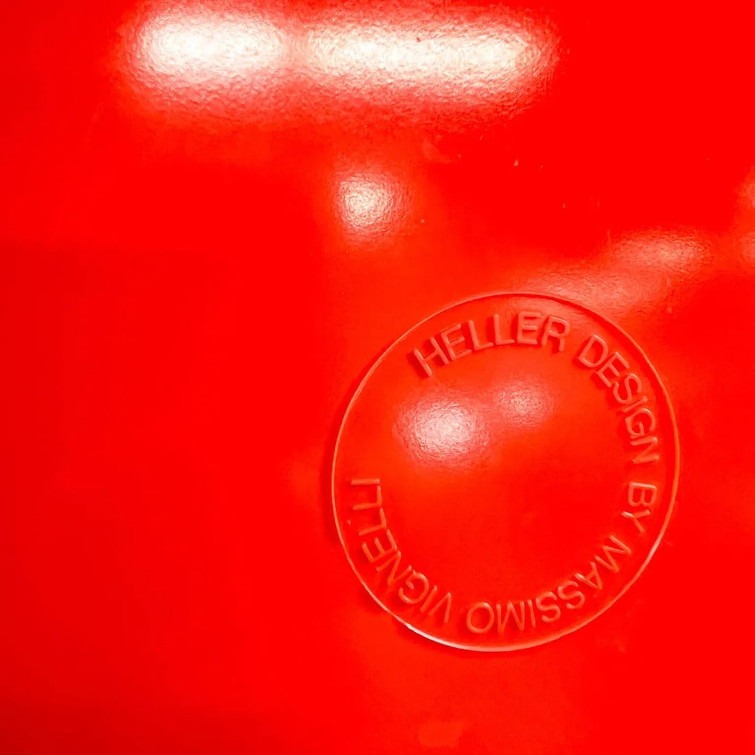 1964 MoMA Massimo & Lella Vignelli 11 Stackable Color Plates Heller Design - 4