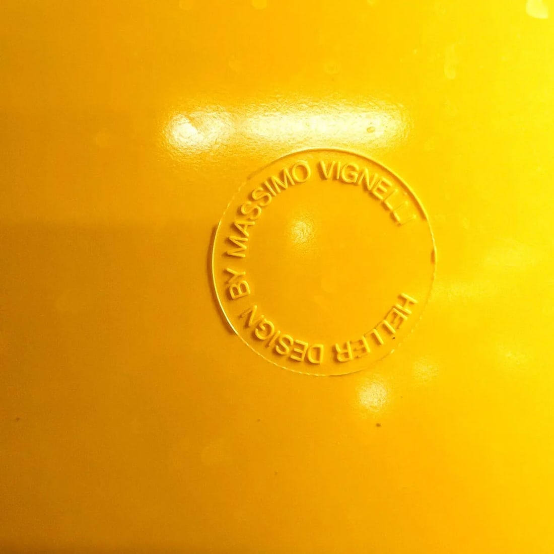 1964 MoMA Massimo & Lella Vignelli 11 Stackable Color Plates Heller Design - 7