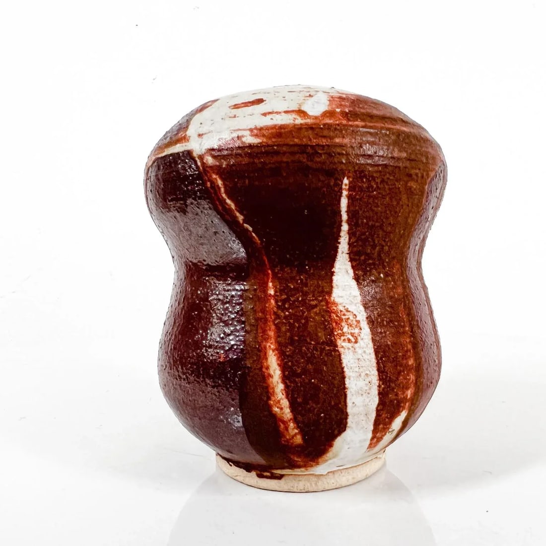 1977 Guenther Art Pottery Drip Glazed Bud Vase Signed - 12