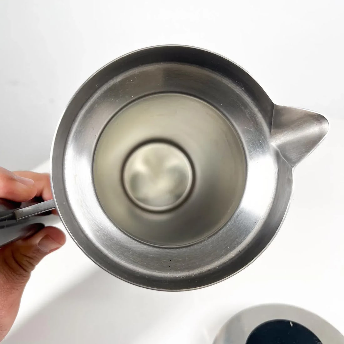 1950s Smith Metal Arts Stainless Modern Pitcher Carafe Buffalo Ny - 11