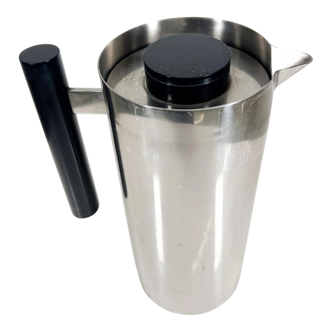 1950s Smith Metal Arts Stainless Modern Pitcher Carafe Buffalo Ny (1 of 13)