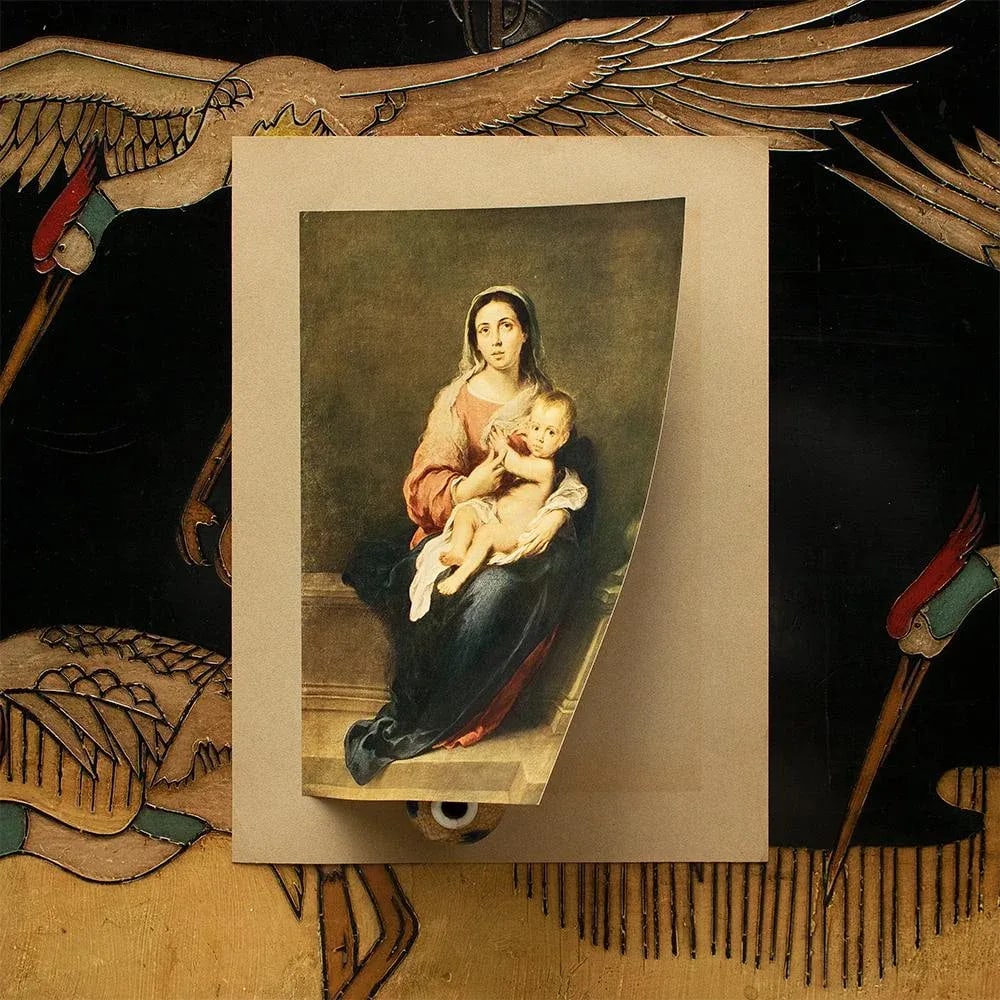 1900s After Bartolomé Esteban Murillo, "The Virgin With the Child" Antique Full-Color Print - 4