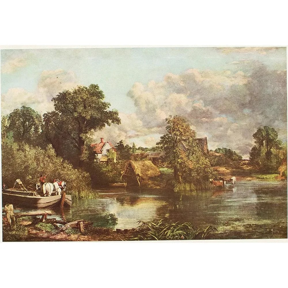 1950s After John Constable, "The White Horse" Full-Color Print - 9