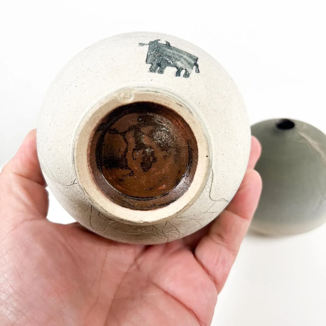 1970s Art Pottery El Toro Weed Pot Bud Vase Pair - 10