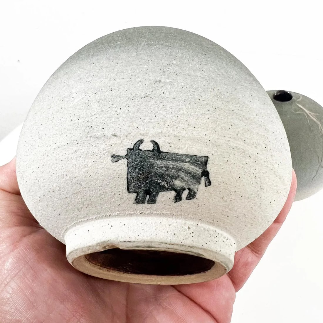 1970s Art Pottery El Toro Weed Pot Bud Vase Pair - 4