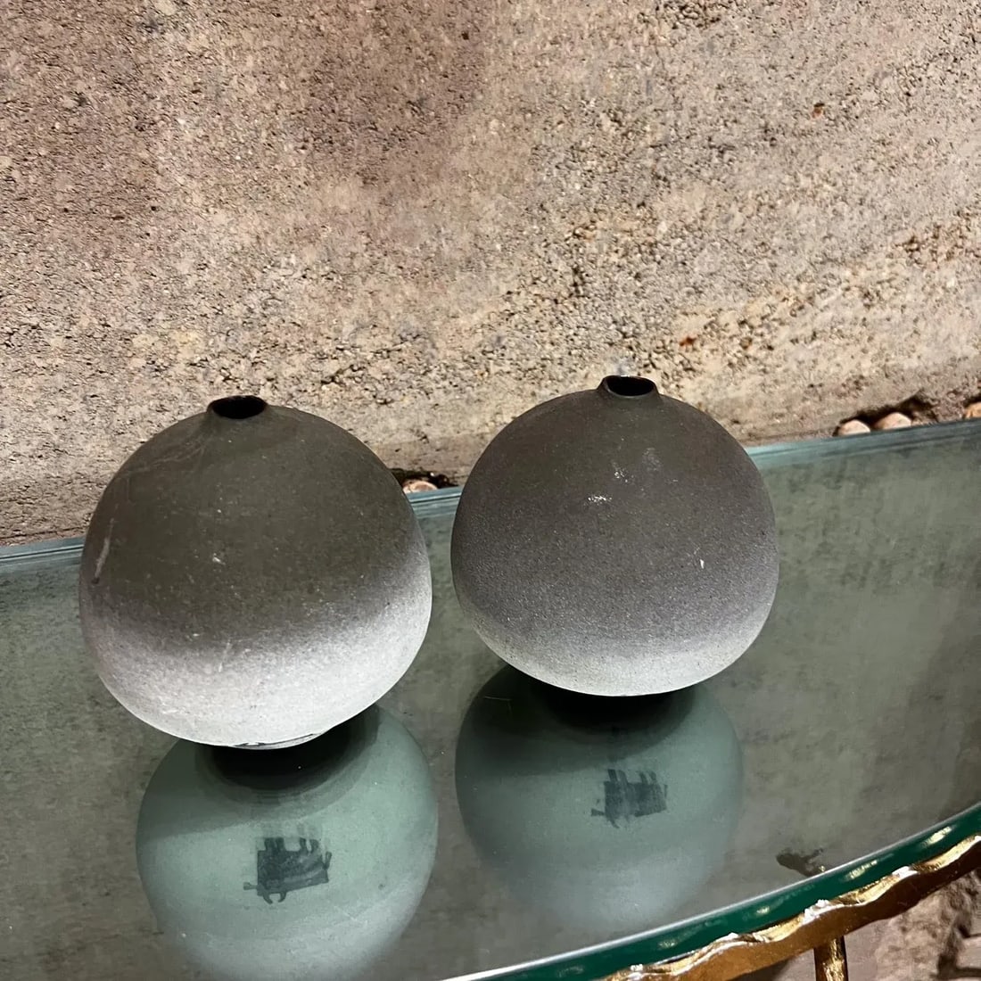 1970s Art Pottery El Toro Weed Pot Bud Vase Pair - 8