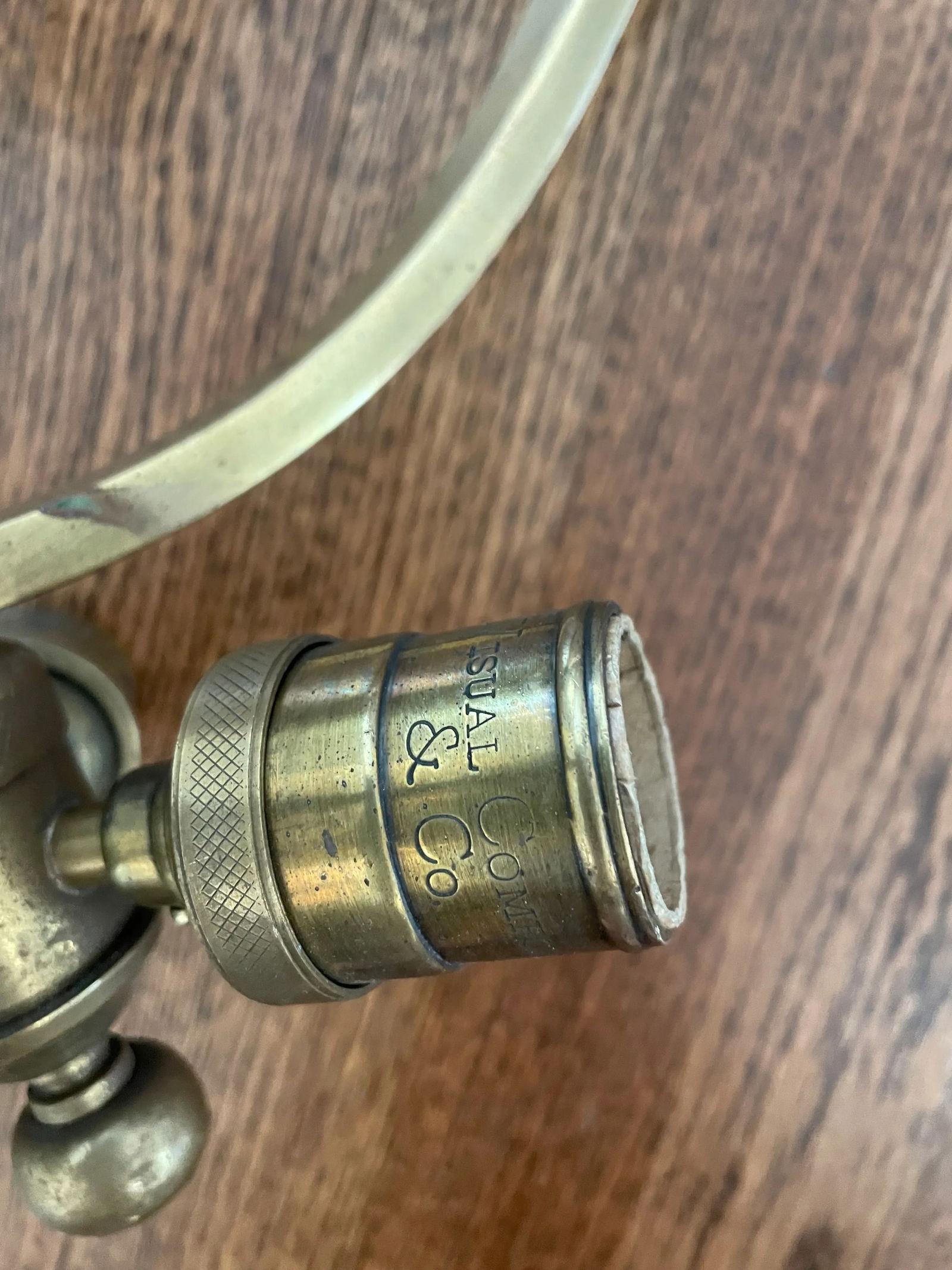 Visual Comfort Brass Three-Arm Pendant - 2