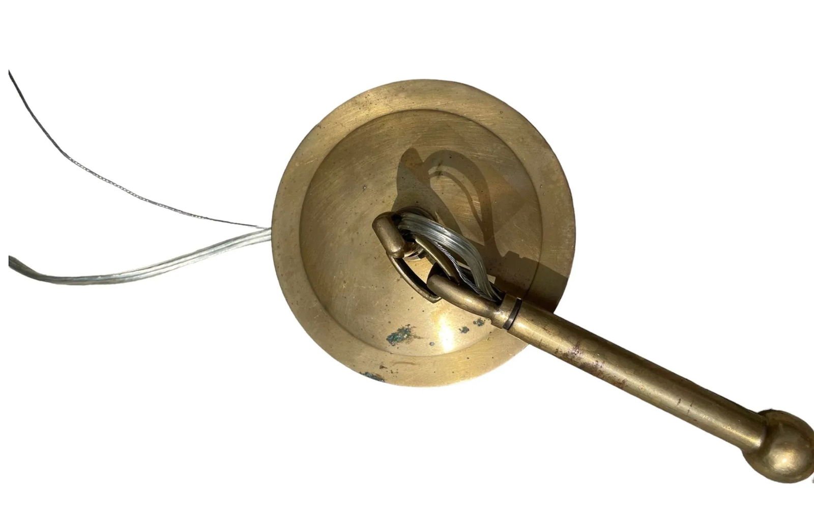 Visual Comfort Brass Three-Arm Pendant - 4