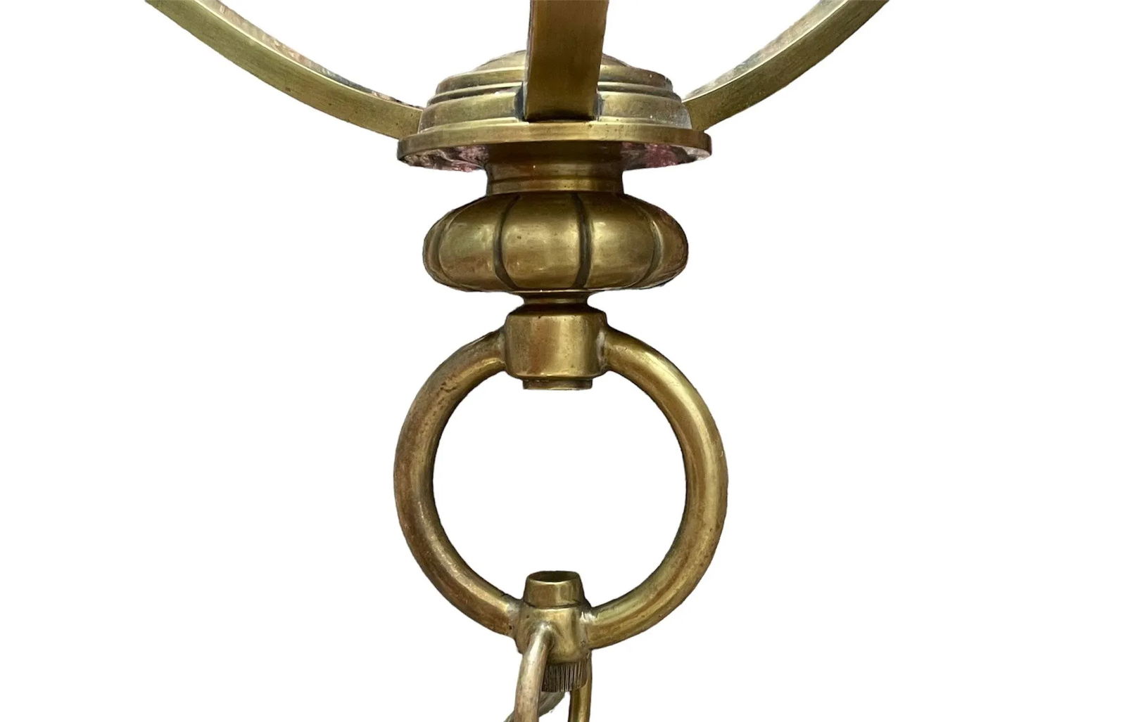 Visual Comfort Brass Three-Arm Pendant - 5