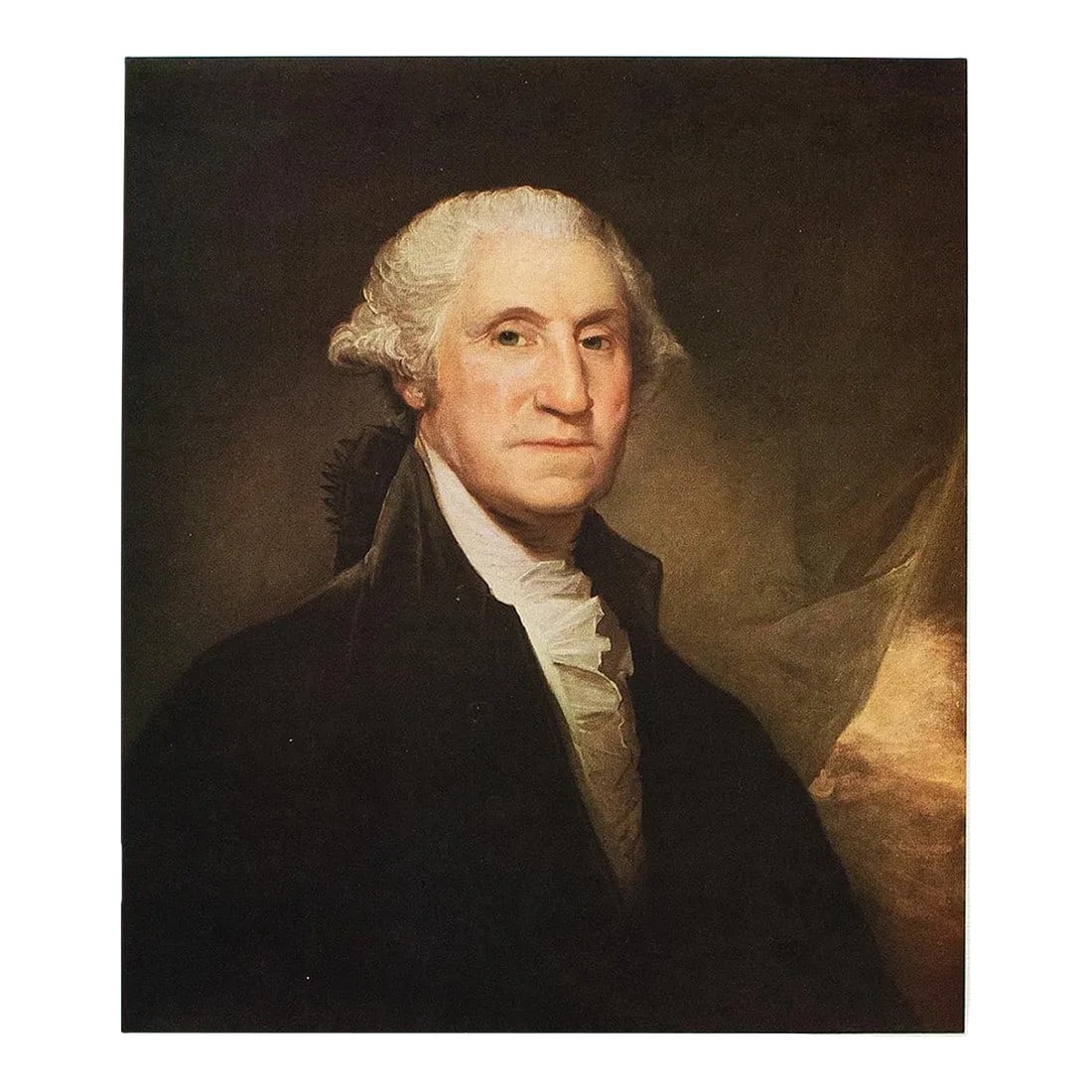 1950s After Gilbert Stuart "George Washington", Full-Color Print (1 of 10)