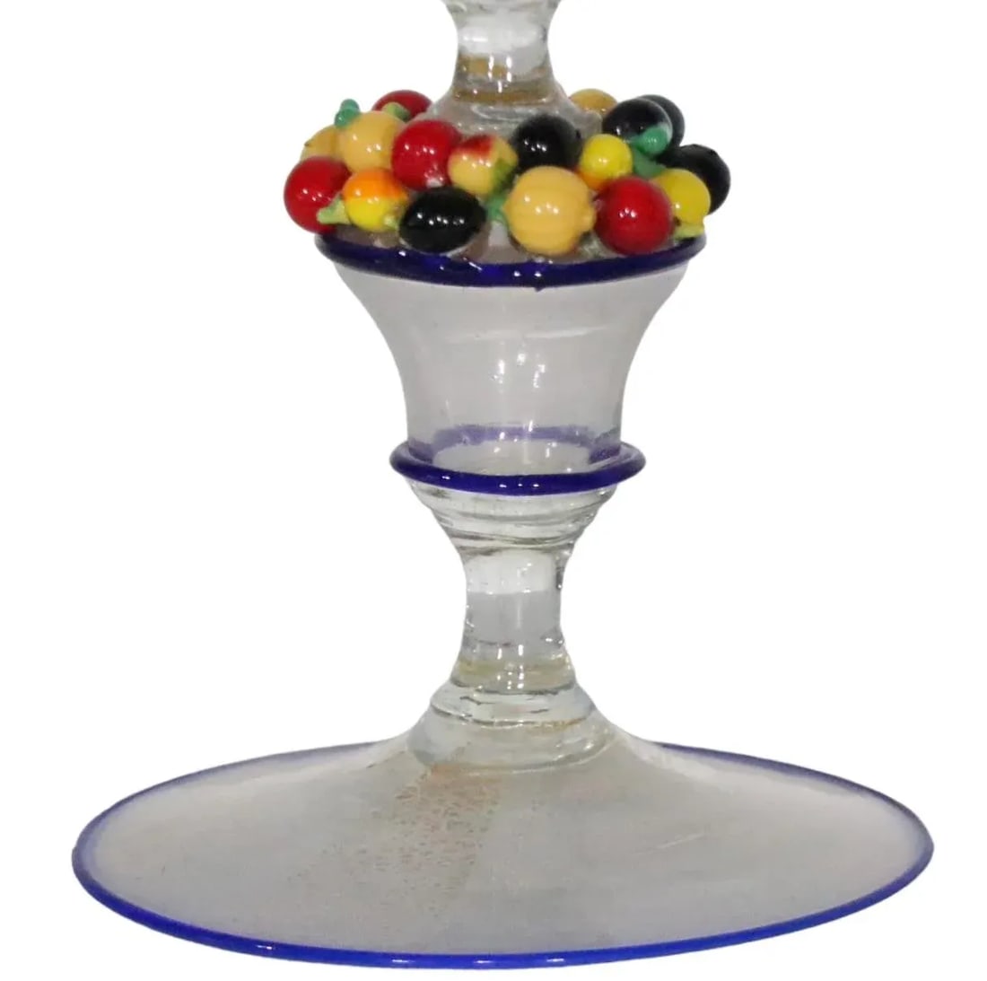 Decorative Trumpet Form Art Glass Murano Vase Poss. Venini - 6