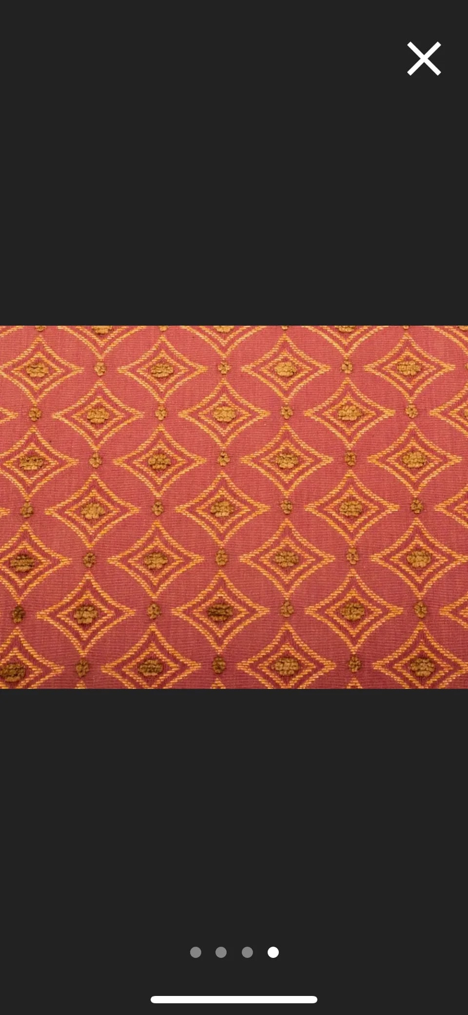 Square Ottoman with Square Cushion and Gathered Rope Corners - 4