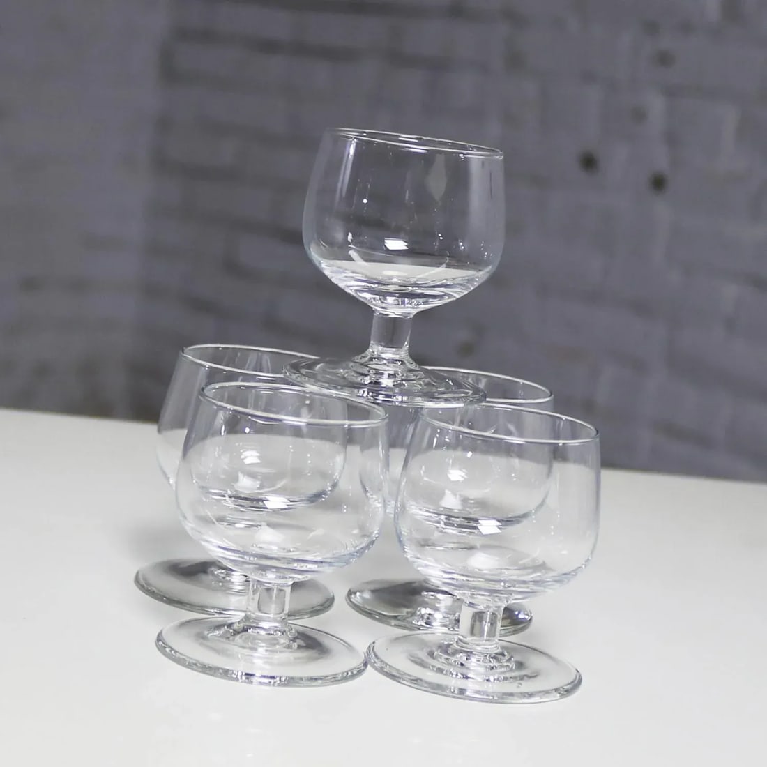 Tinka Decanter Set with Five Glasses by A. D. Copier for Royal Leerdam Holland - 7