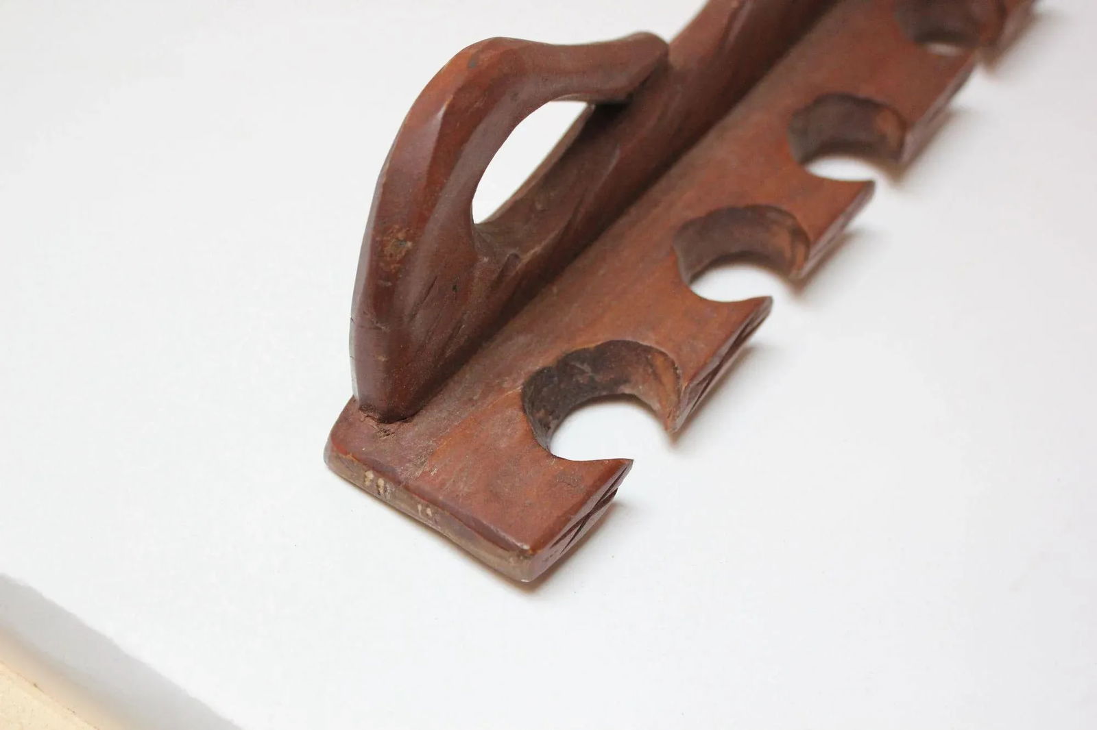 Folk Art Dual Dog Pipe Holder - 11