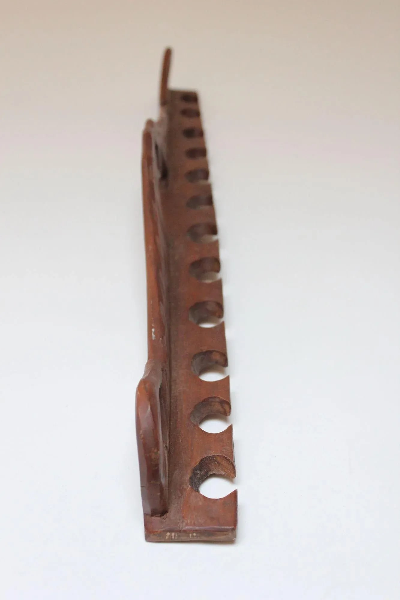 Folk Art Dual Dog Pipe Holder - 4