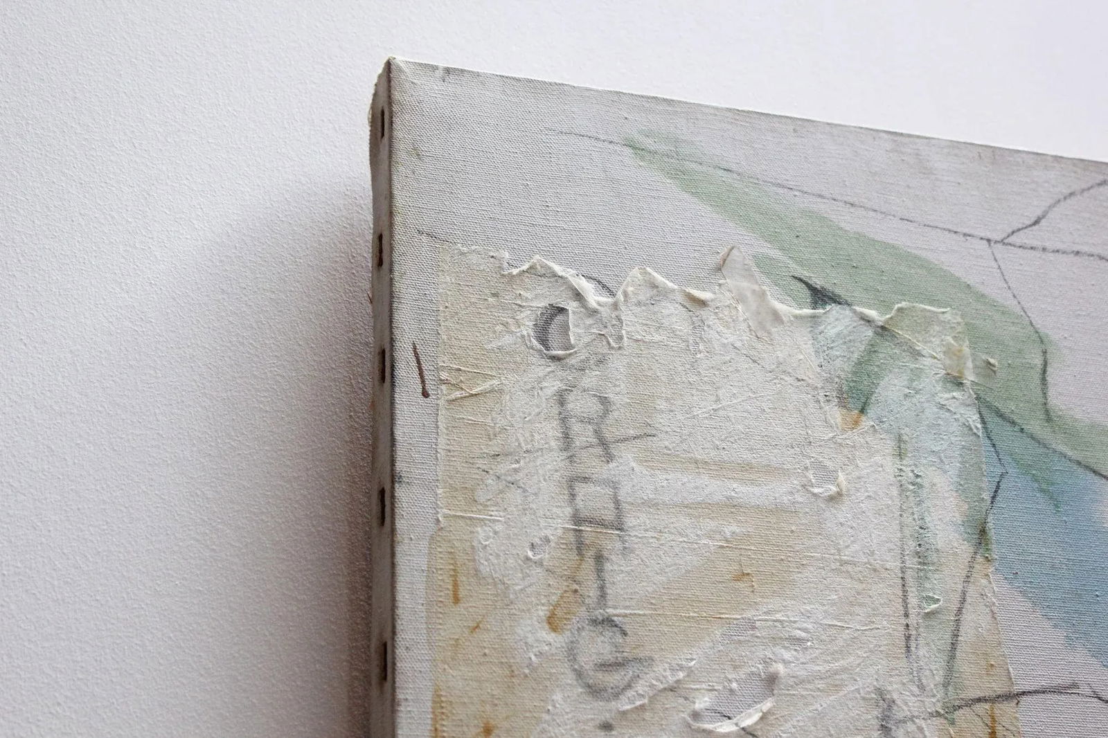 Ek Sigal "Craig" Mixed Media Portrait on Canvas - 11