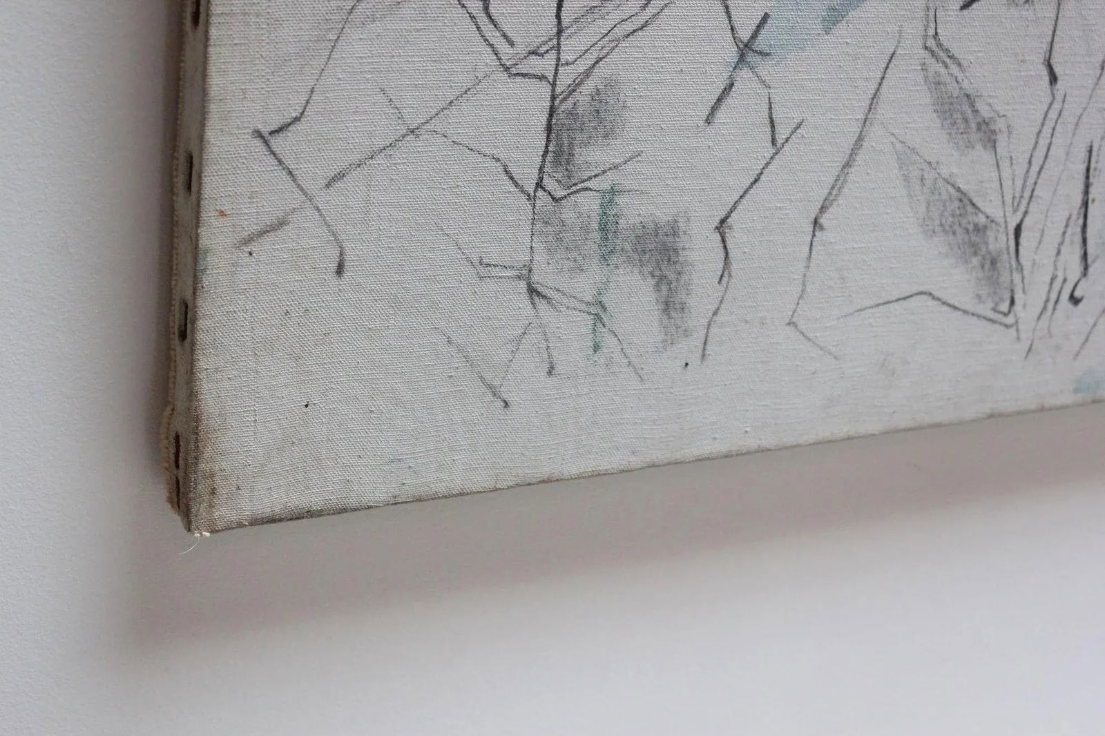 Ek Sigal "Craig" Mixed Media Portrait on Canvas - 12