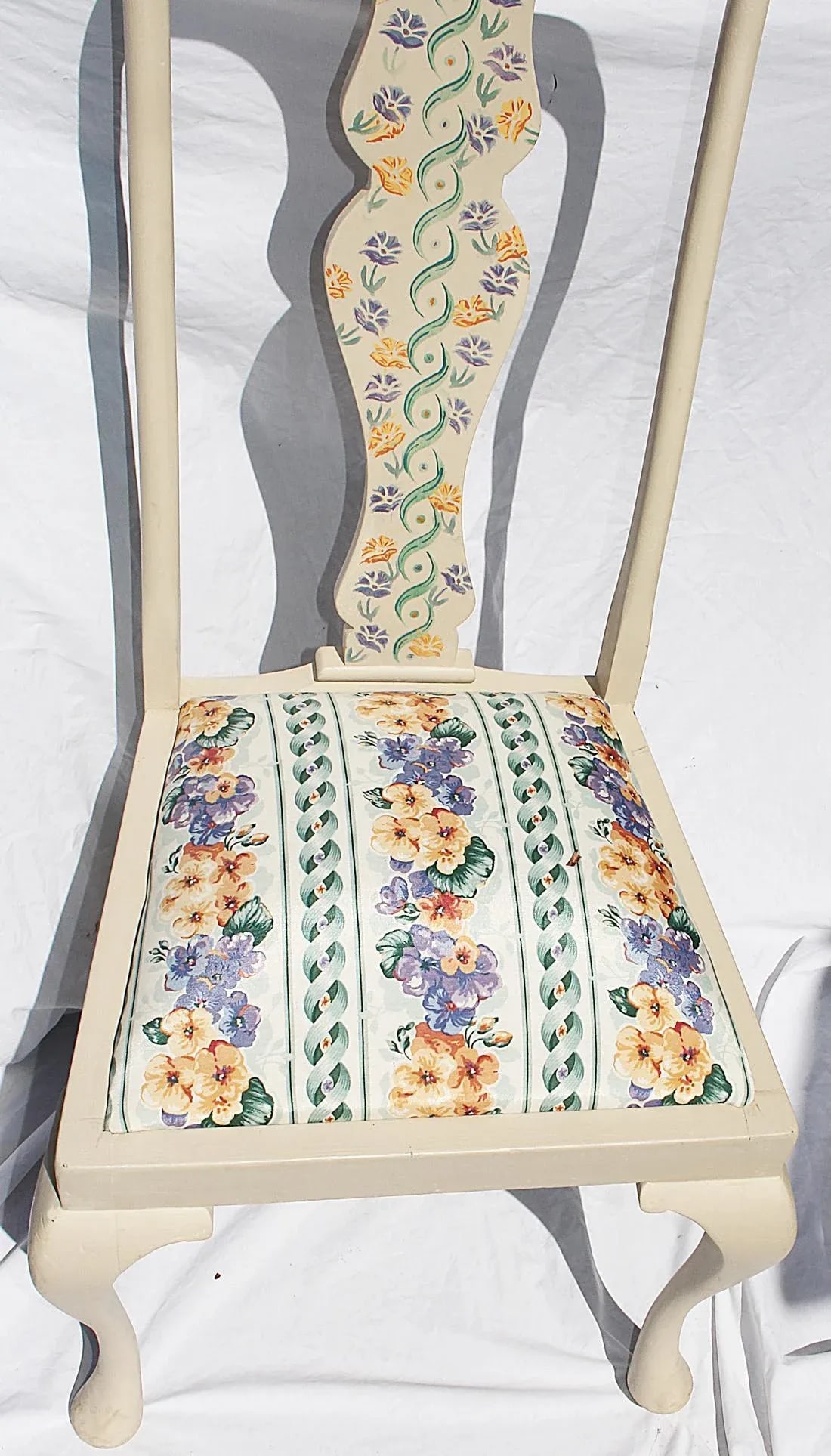 Painted Queen Anne Chair - 4