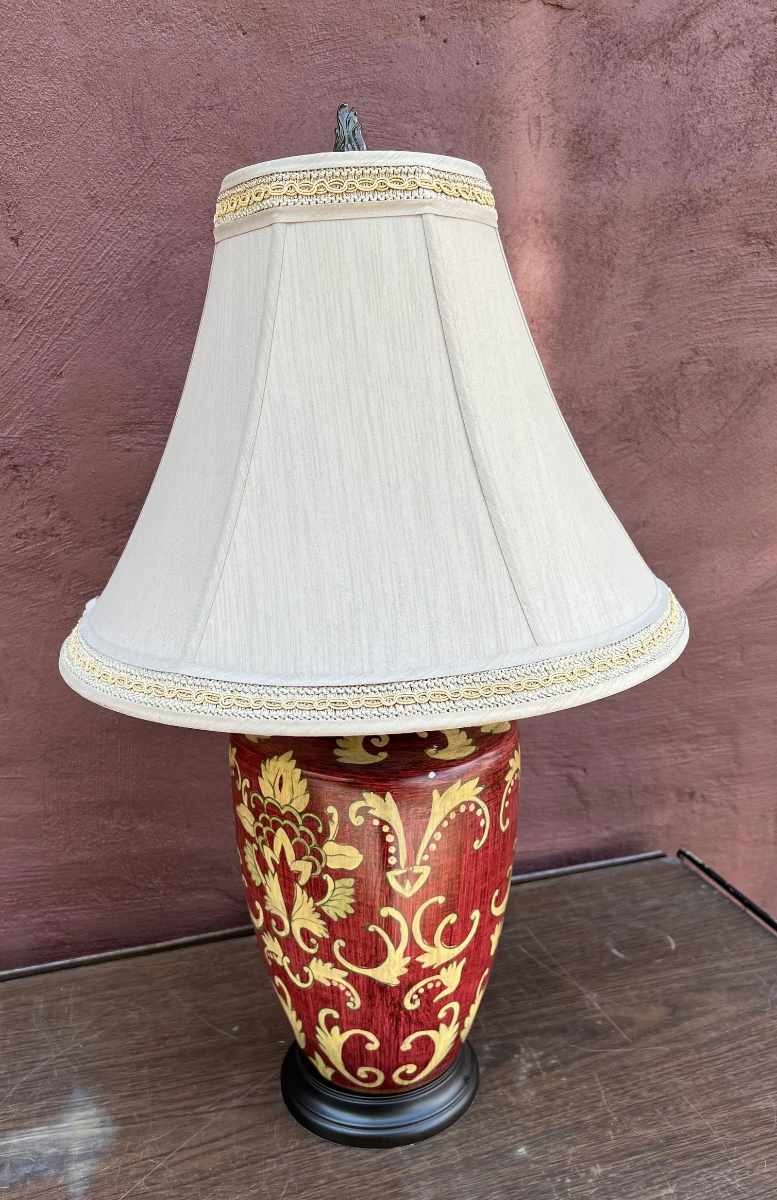 1990s Eastern Accents Asian Style Lamp - 2