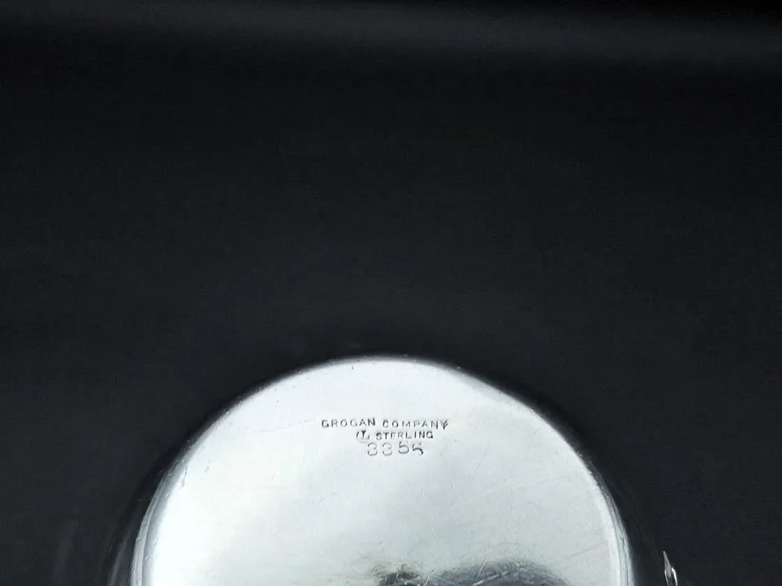 Grogan Co. Sterling Silver Baby's Child's Stork Christening Cup Mug 1934 - 6