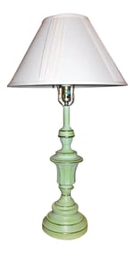 Painted Brass Table Lamp