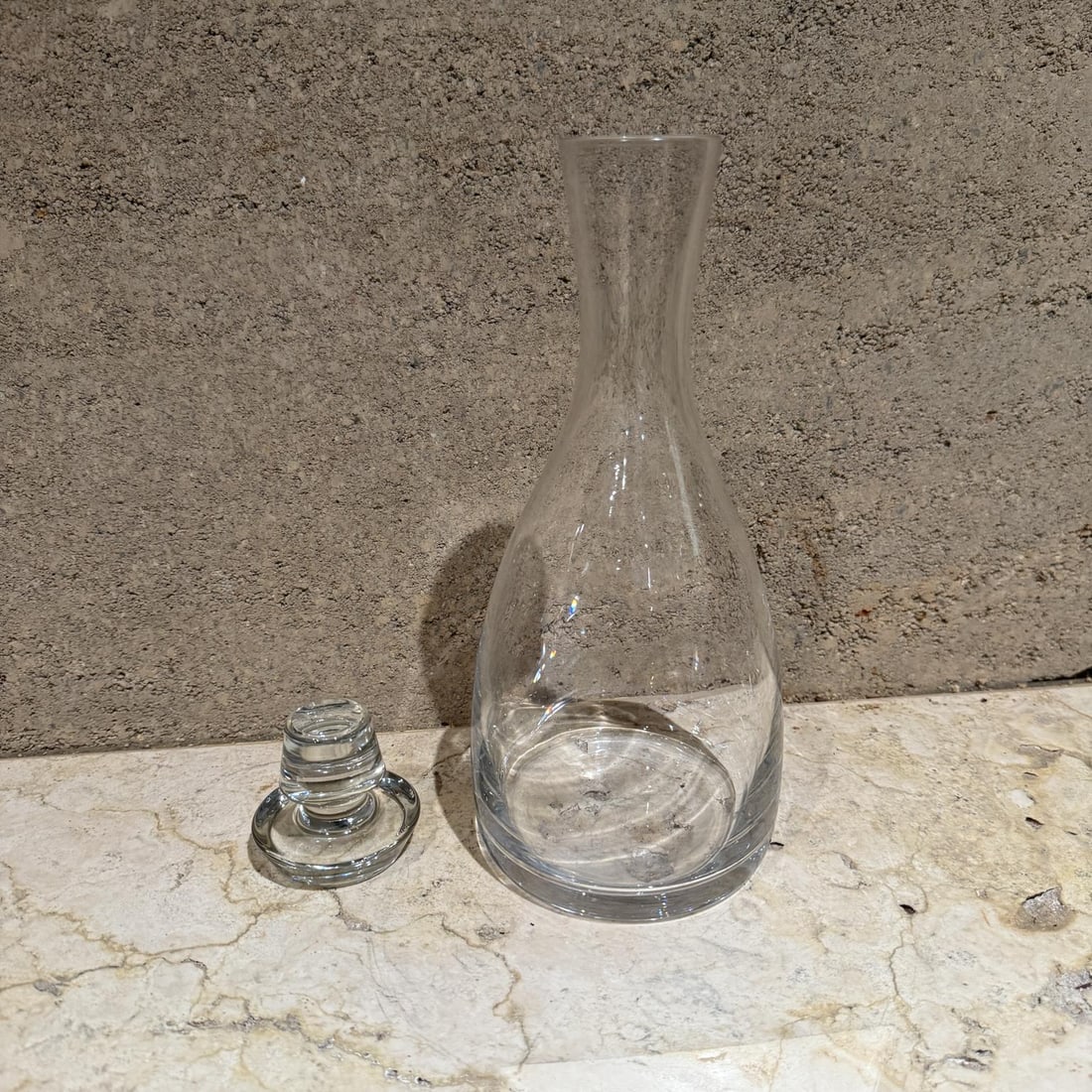 1970s Wine Decanter Carafe Modern Art Glass - 11