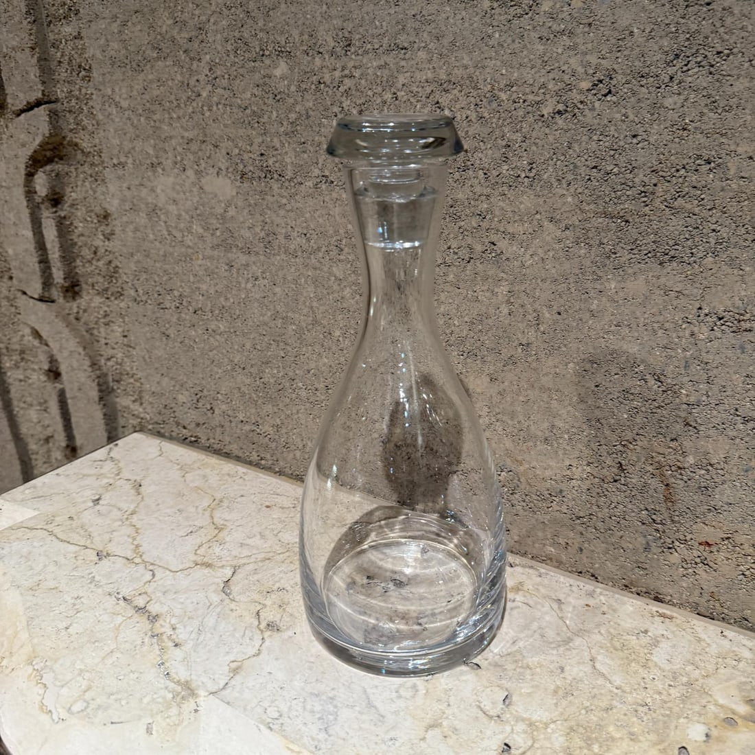 1970s Wine Decanter Carafe Modern Art Glass - 2