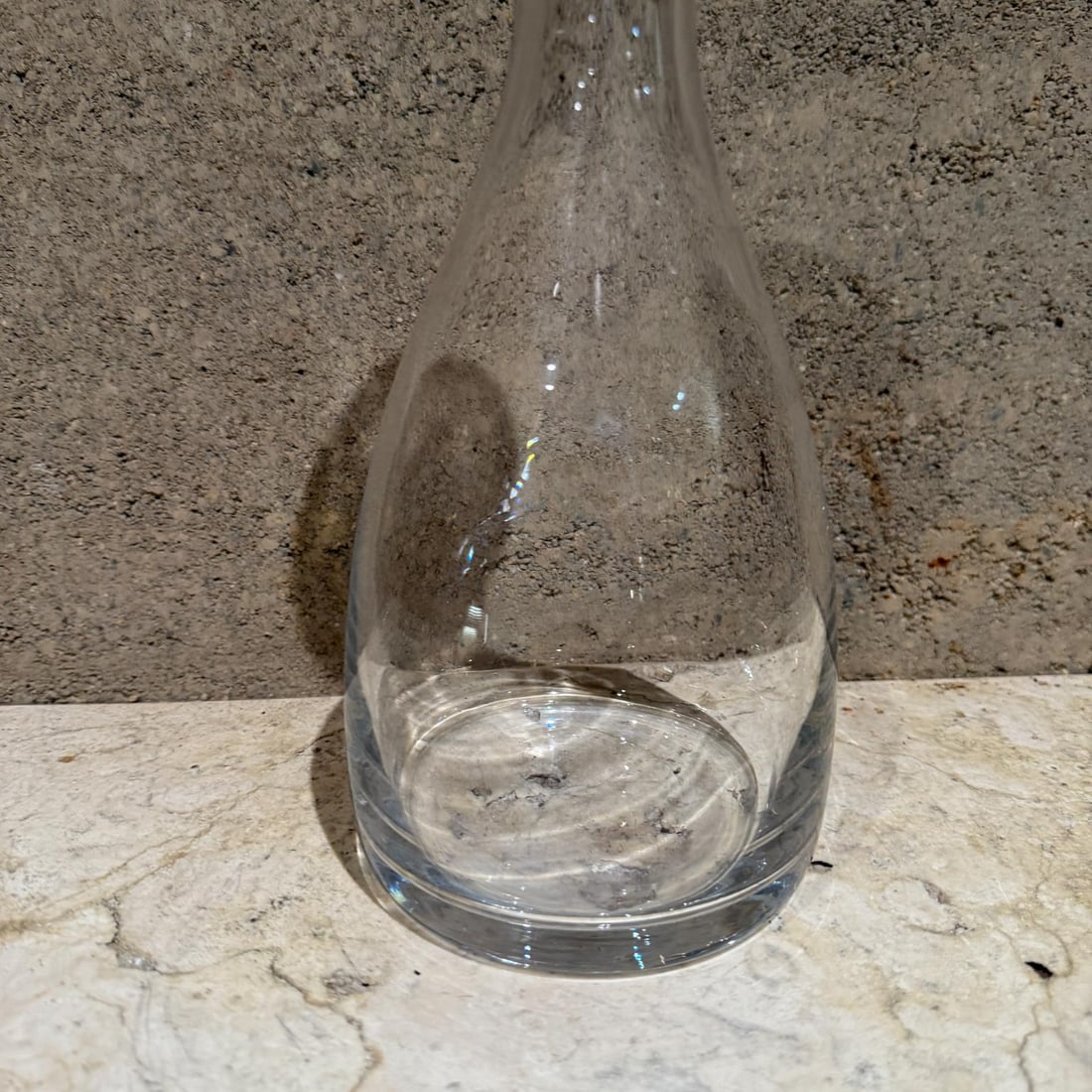 1970s Wine Decanter Carafe Modern Art Glass - 4