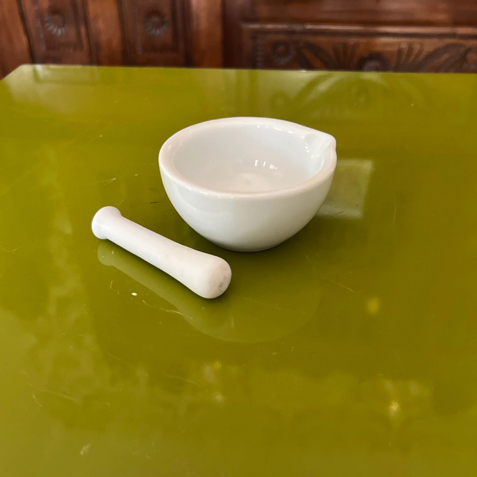 1960s Marble Mortar and Pestle - 2